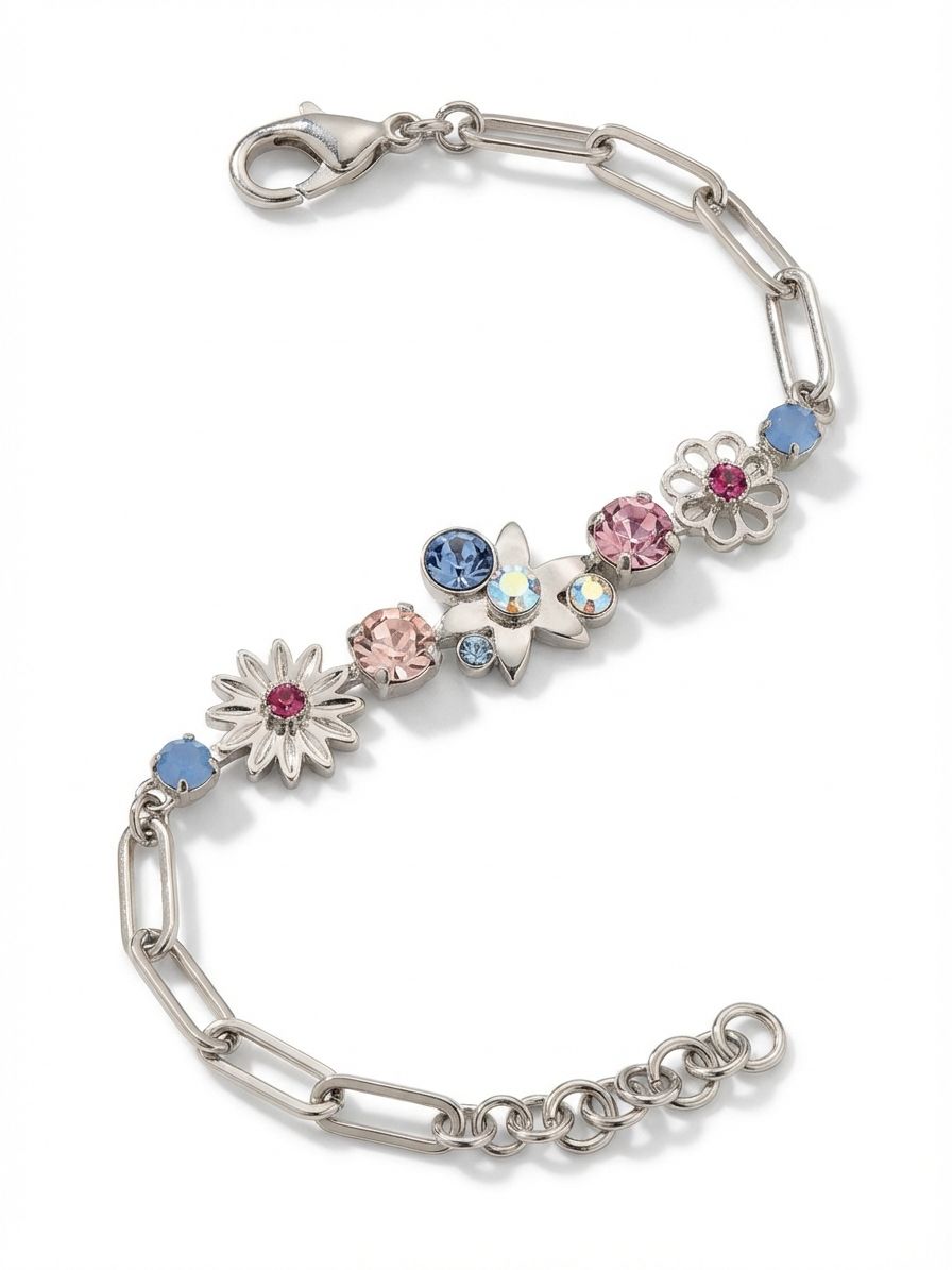 Sorrelli Peony Breeze Meadow Tennis Bracelet