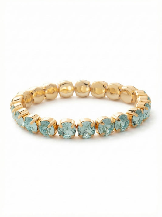 Sorrelli Aquamarine 7 inch Sienna Stretch Bracelet