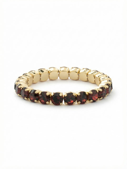 Sorrelli Burgundy 7 inch Sienna Stretch Bracelet