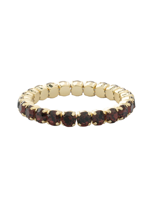 Sorrelli Burgundy 7 inch Sienna Stretch Bracelet