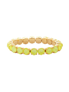 Sorrelli Electric Yellow 7 inch Sienna Stretch Bracelet