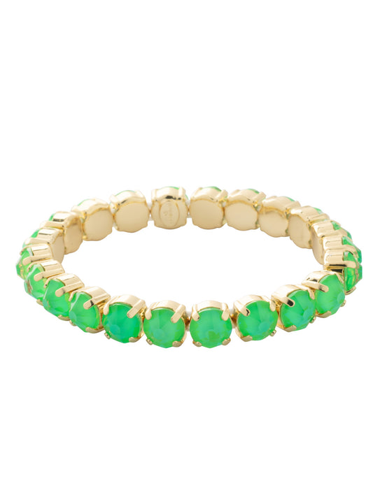 Sorrelli Electric Green 7 inch Sienna Stretch Bracelet