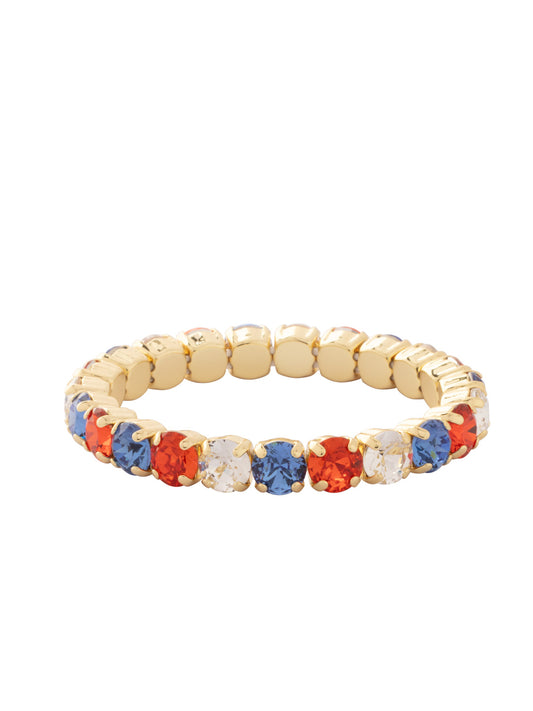 Sorrelli Orange Crush 7 inch Sienna Stretch Bracelet