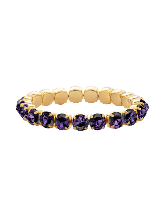 Sorrelli Purple Velvet 7 inch Sienna Stretch Bracelet