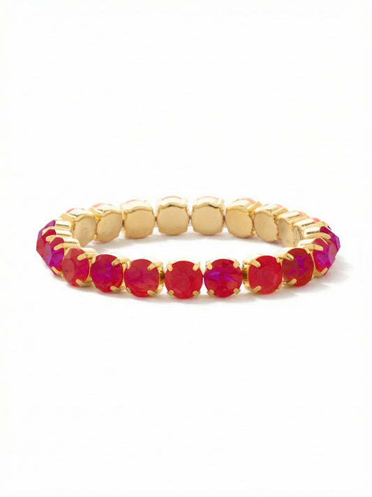 Sorrelli Royal Red Delite 7 inch Sienna Stretch Bracelet