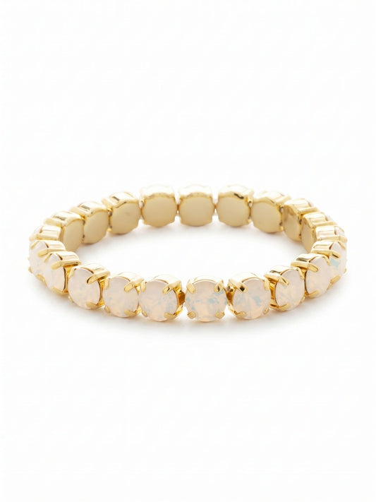Sorrelli White Opal 7 inch Sienna Stretch Bracelet