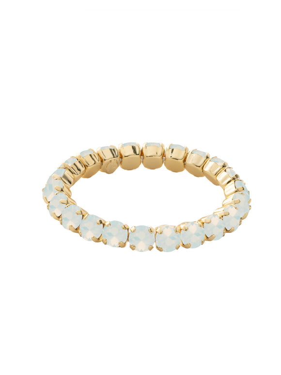 Sorrelli White Opal 7 inch Sienna Stretch Bracelet