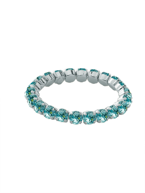 Sorrelli Aquamarine 7 inch Sienna Stretch Bracelet