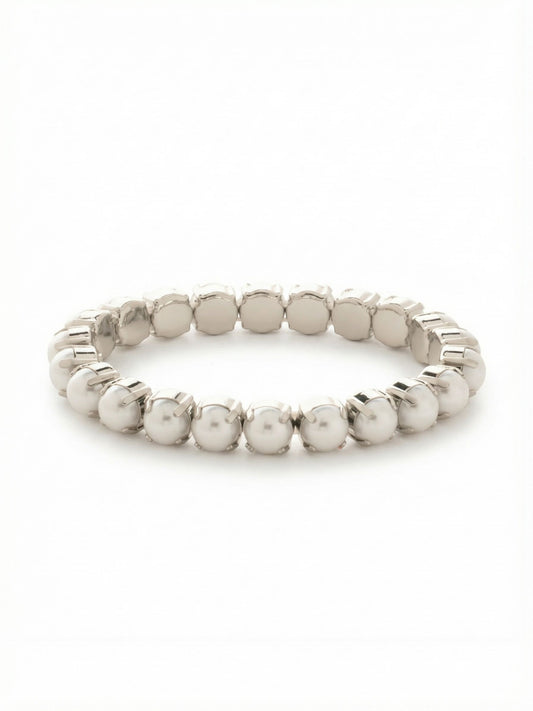 Sorrelli Modern Pearl 7 inch Sienna Stretch Bracelet