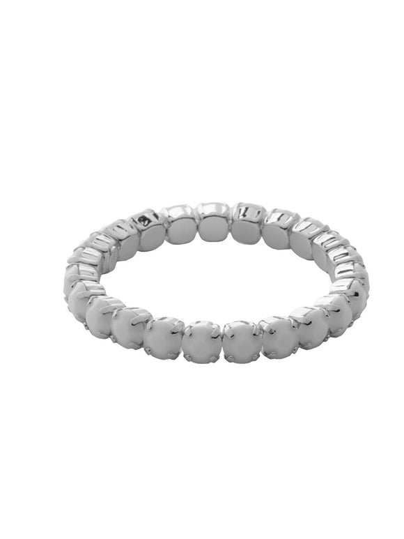 Sorrelli White Alabaster 7 inch Sienna Stretch Bracelet