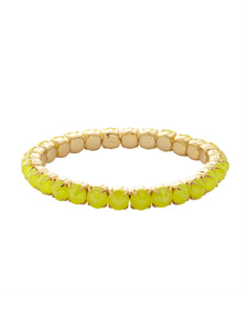 Sorrelli Electric Yellow Mini Sienna Stretch Bracelet