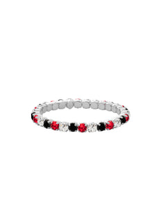 Sorrelli Game Day Red Mini Sienna Stretch Bracelet