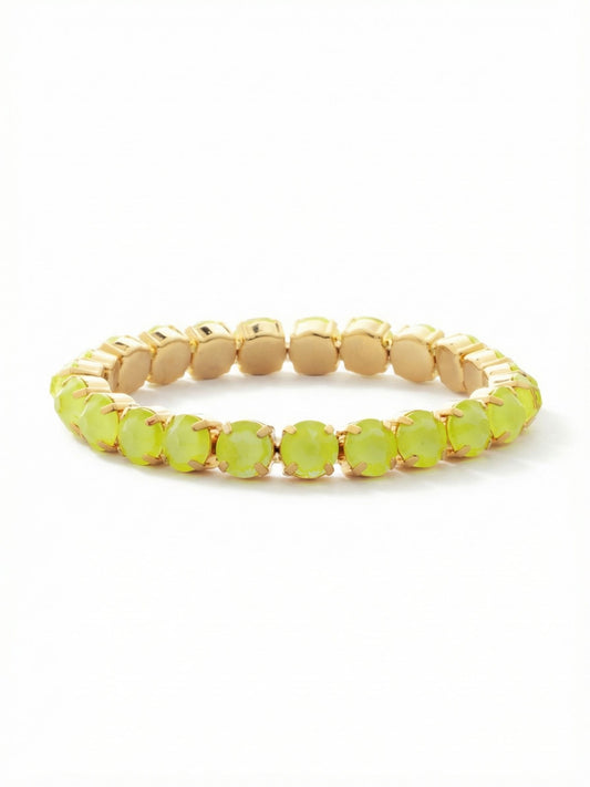 Sorrelli Electric Yellow 8 inch Sienna Stretch Bracelet