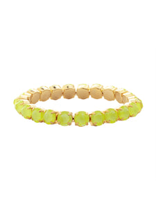 Sorrelli Electric Yellow 8 inch Sienna Stretch Bracelet