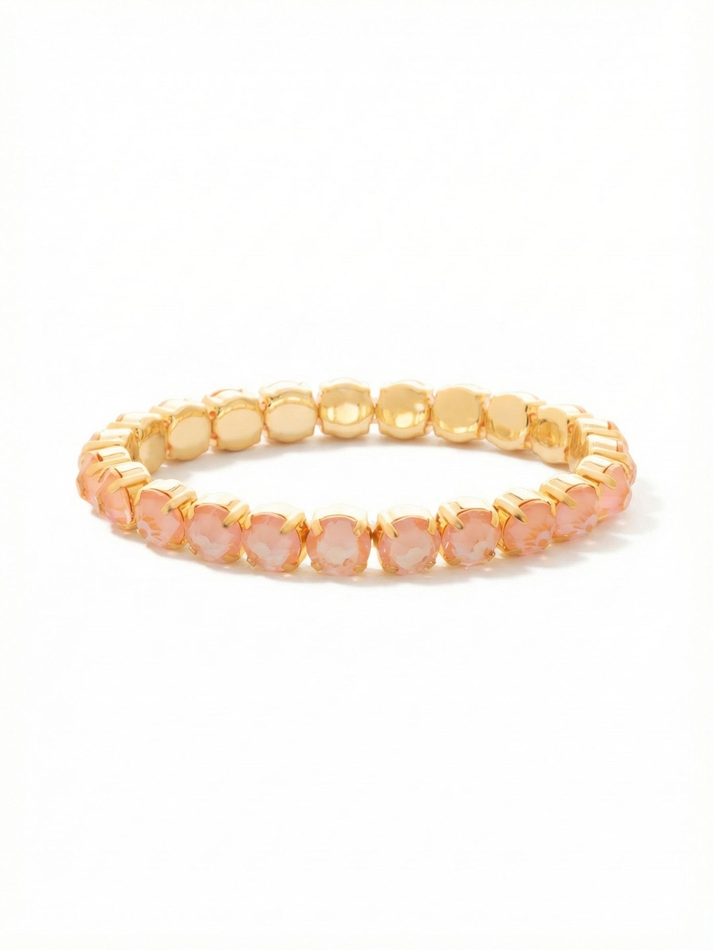 Sorrelli Peach Delite 8 inch Sienna Stretch Bracelet