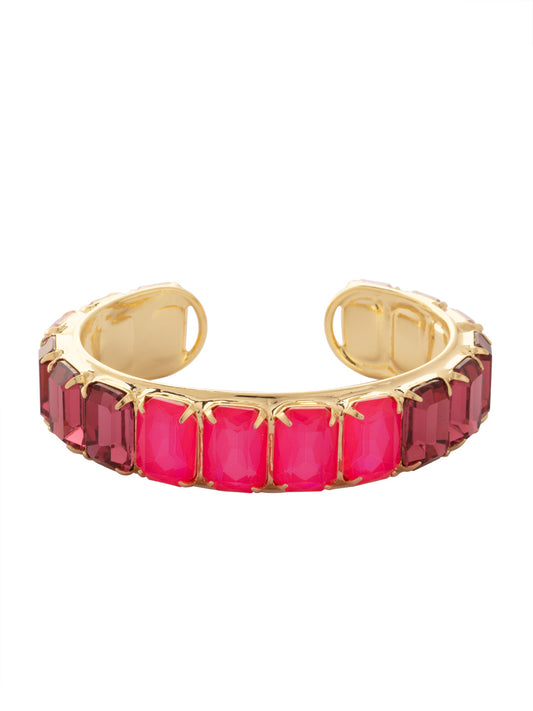 Sorrelli Big Flirt Julianna Emerald Cut Cuff Bracelet
