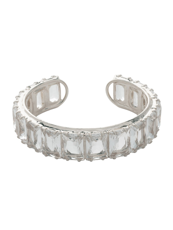 Sorrelli Crystal Julianna Emerald Cut Cuff Bracelet