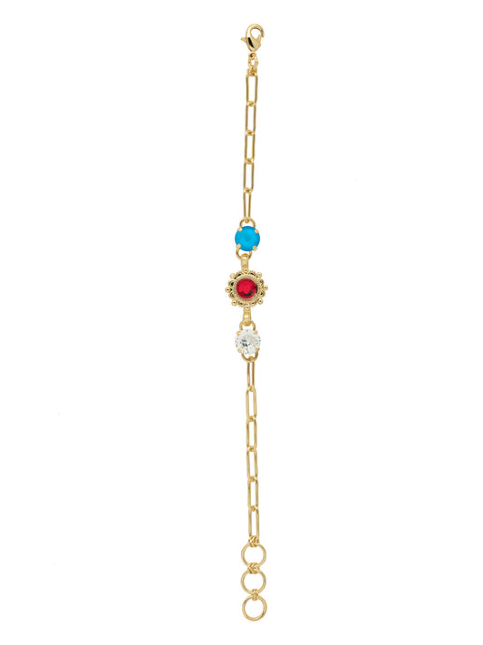 Sorrelli Stars and Stripes Forsythia Tennis Bracelet