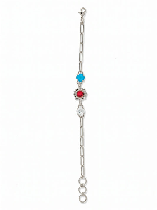 Sorrelli Stars and Stripes Forsythia Tennis Bracelet
