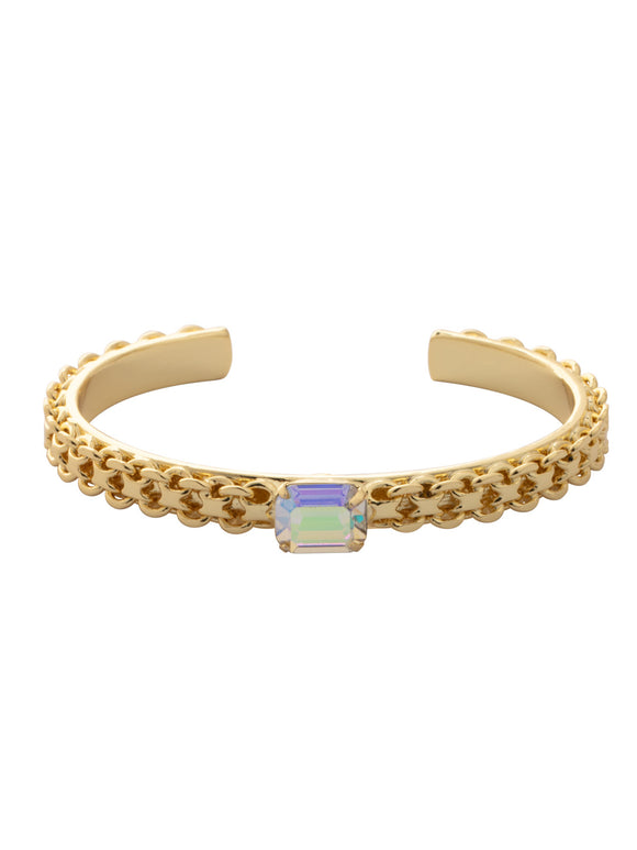 Sorrelli Crystal Aurora Borealis Octavia Single Crystal Cuff Bracelet