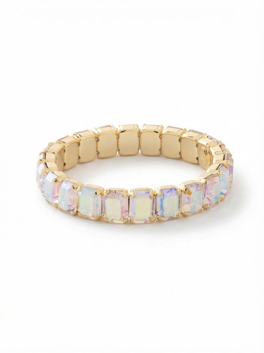 Sorrelli Crystal Aurora Borealis 7 inch Octavia Stretch Bracelet