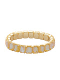 Sorrelli Light Topaz Delite 7 inch Octavia Stretch Bracelet