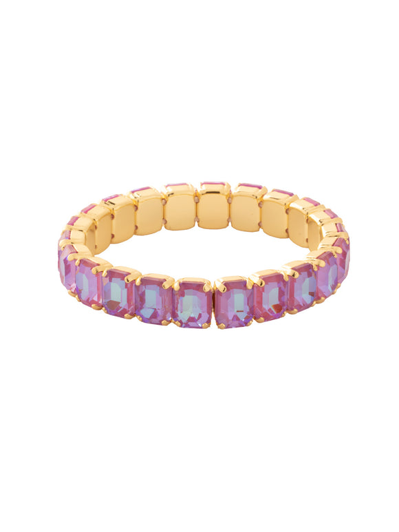 Sorrelli Lavender Delite 7 inch Octavia Stretch Bracelet