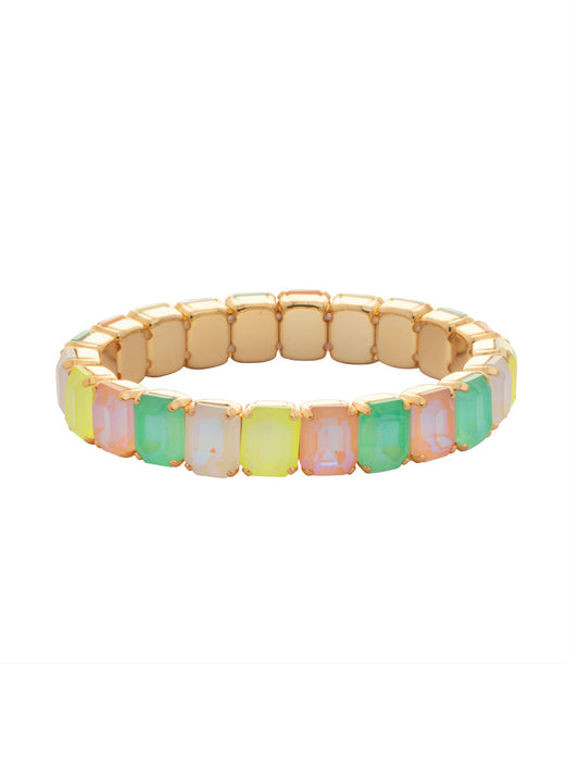 Sorrelli Mango Mint 7 inch Octavia Stretch Bracelet