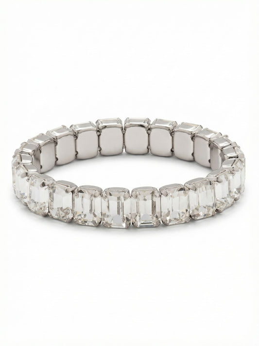 Sorrelli Crystal 7 inch Octavia Stretch Bracelet