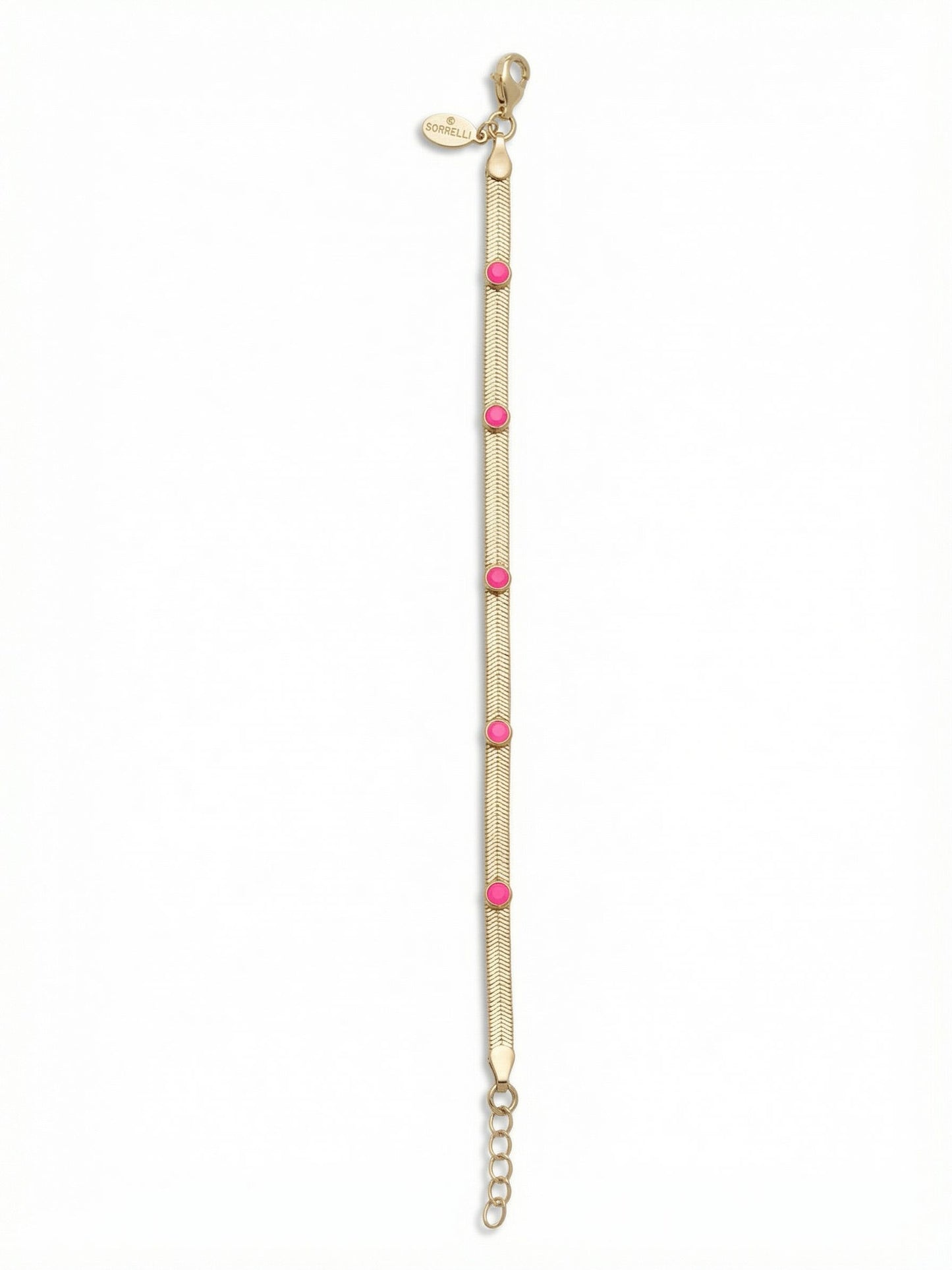 Sorrelli Electric Pink Mini Studded Juna Tennis Bracelet