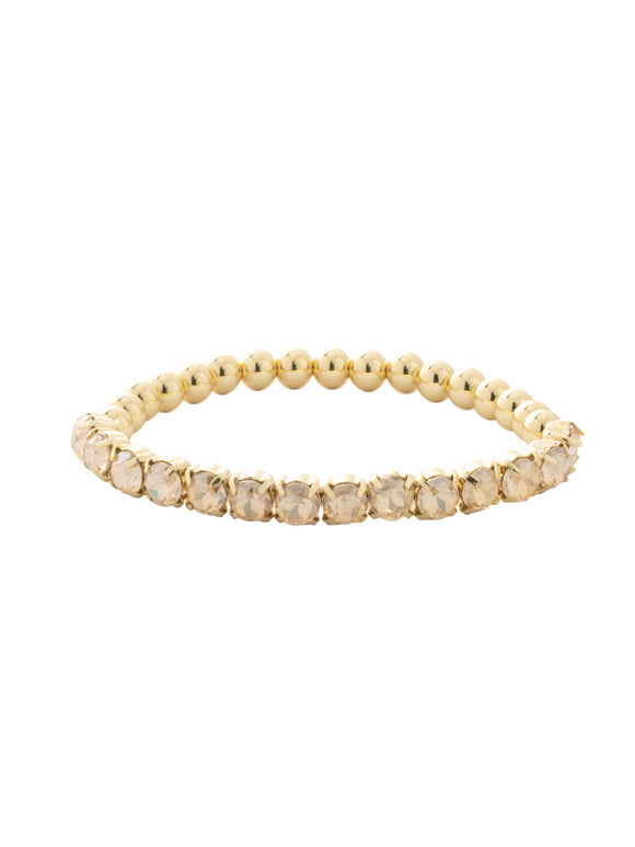 Sorrelli Dark Champagne Mini Crystal Mini Zola Stretch Bracelet