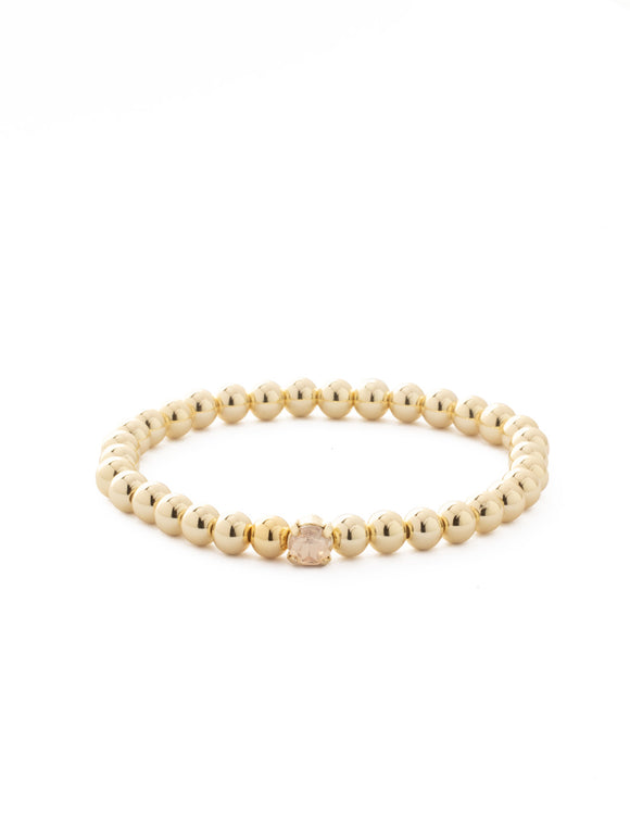 Sorrelli Dark Champagne Mini Single Crystal Stretch Bracelet