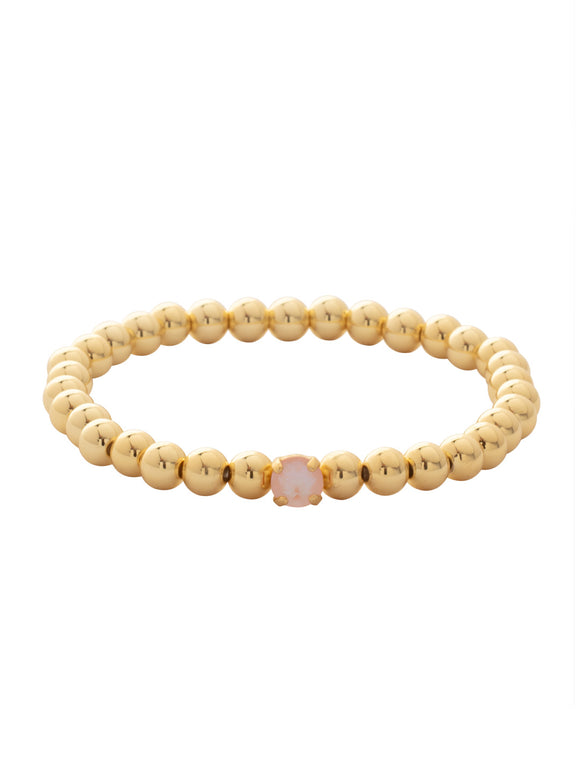 Sorrelli Peach Delite Mini Single Crystal Stretch Bracelet