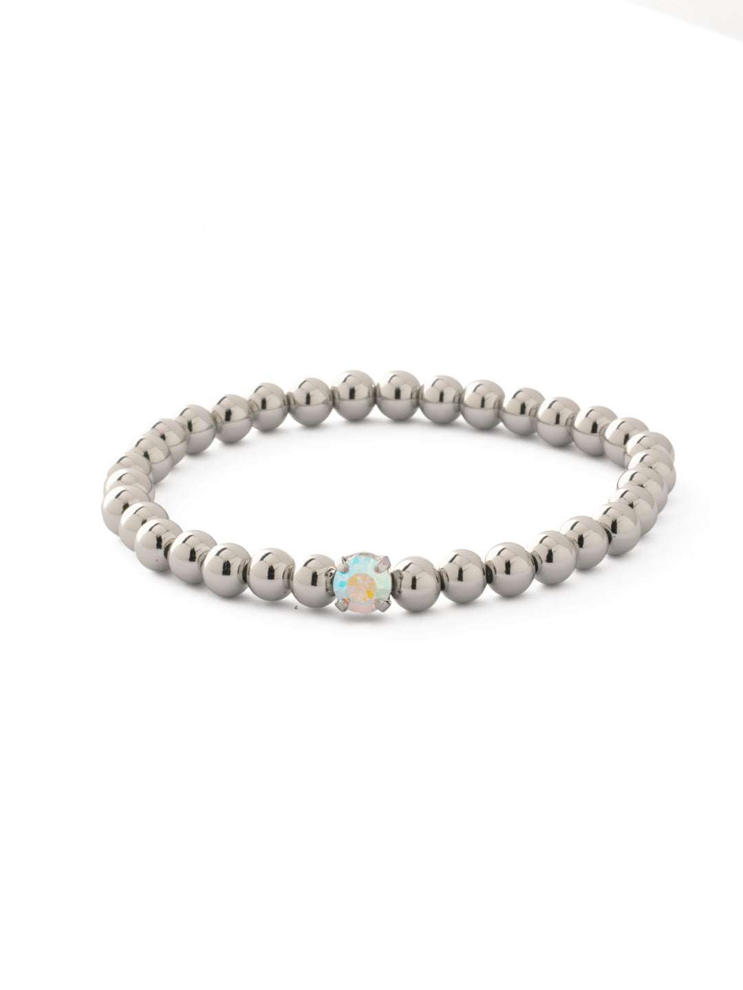 Sorrelli Crystal Aurora Borealis Mini Single Crystal Stretch Bracelet