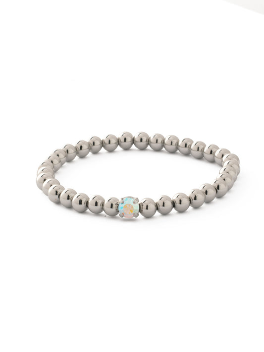 Sorrelli Crystal Aurora Borealis Mini Single Crystal Stretch Bracelet