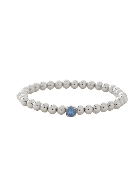 Sorrelli Ocean Delite Mini Single Crystal Stretch Bracelet