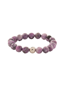 Sorrelli Lilac Champagne Caspian Stretch Bracelet