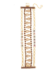 Sorrelli Maple Syrup Tiana Tennis Bracelet