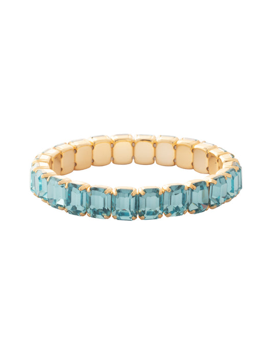Sorrelli Aquamarine 8 inch Octavia Stretch Bracelet