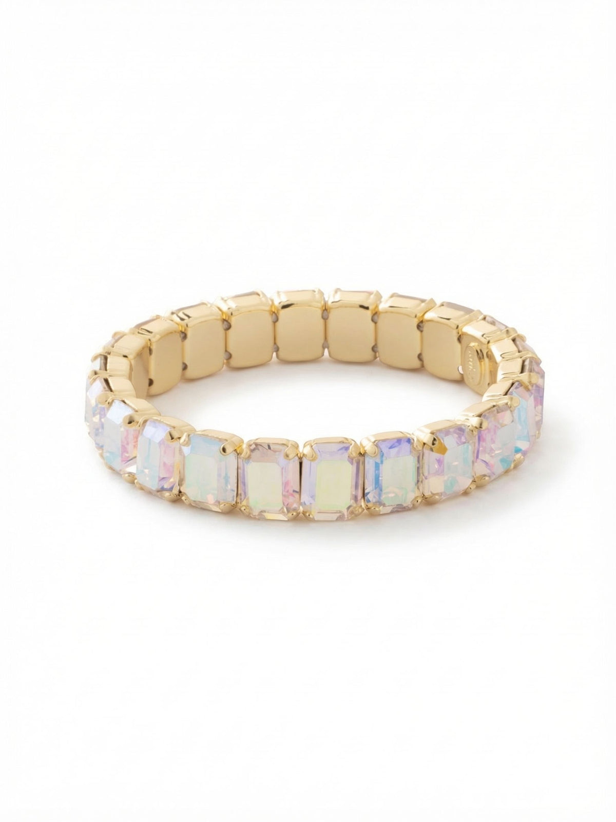 Sorrelli Crystal Aurora Borealis 8 inch Octavia Stretch Bracelet