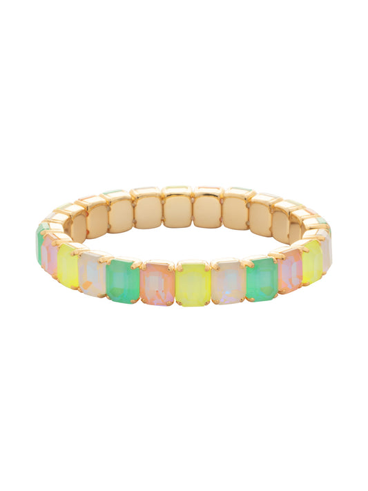 Sorrelli Mango Mint 8 inch Octavia Stretch Bracelet