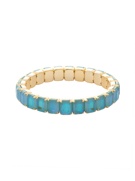 Sorrelli Summer Blue Delite 8 inch Octavia Stretch Bracelet