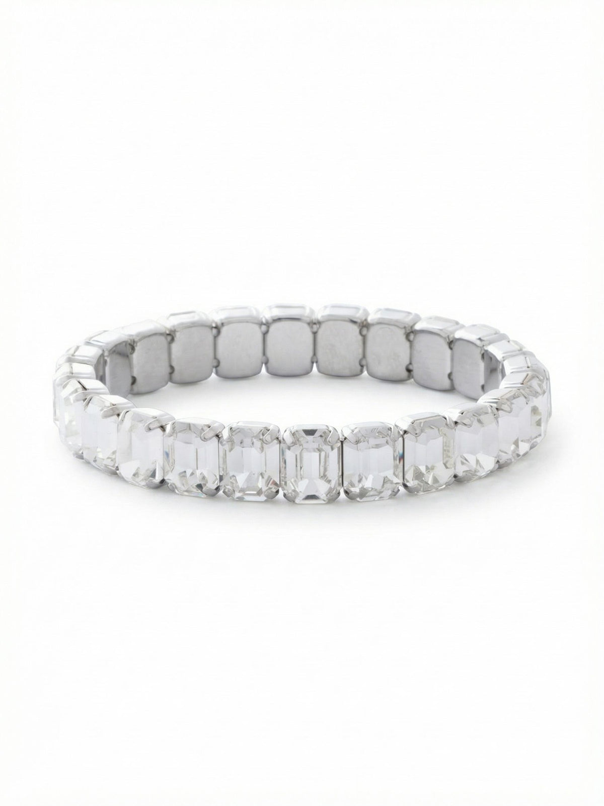 Sorrelli Crystal 8 inch Octavia Stretch Bracelet
