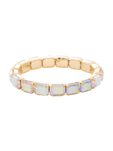 Sorrelli Crystal Aurora Borealis Easton Emerald Cut Stretch Bracelet