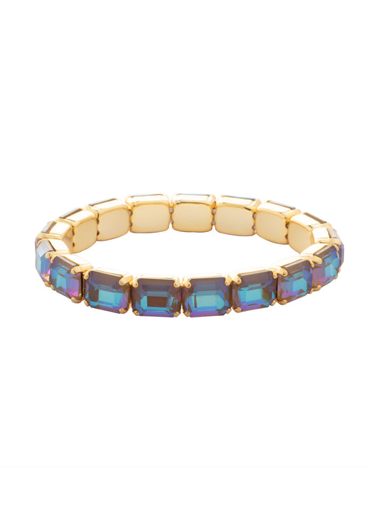 Sorrelli Cappuccino Delite 7 Inch Easton Emerald Cut Stretch Bracelet