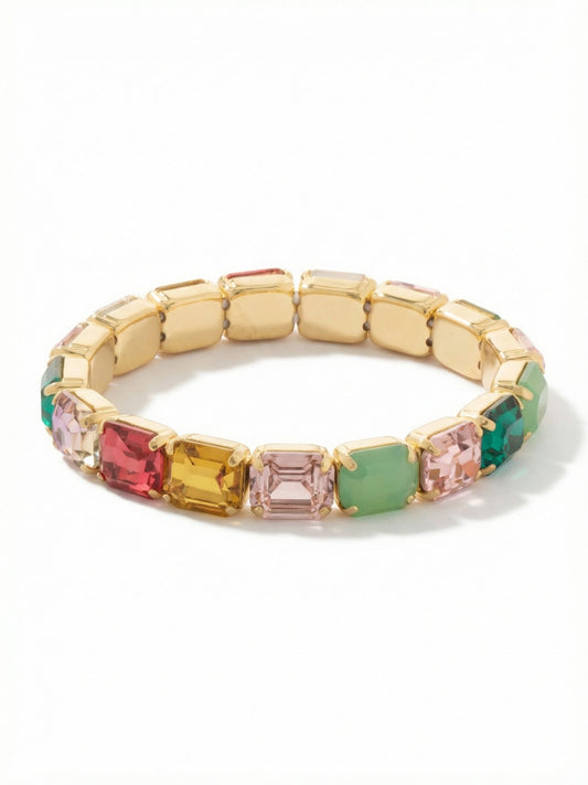 Sorrelli Candy Pop 7 Inch Easton Emerald Cut Stretch Bracelet