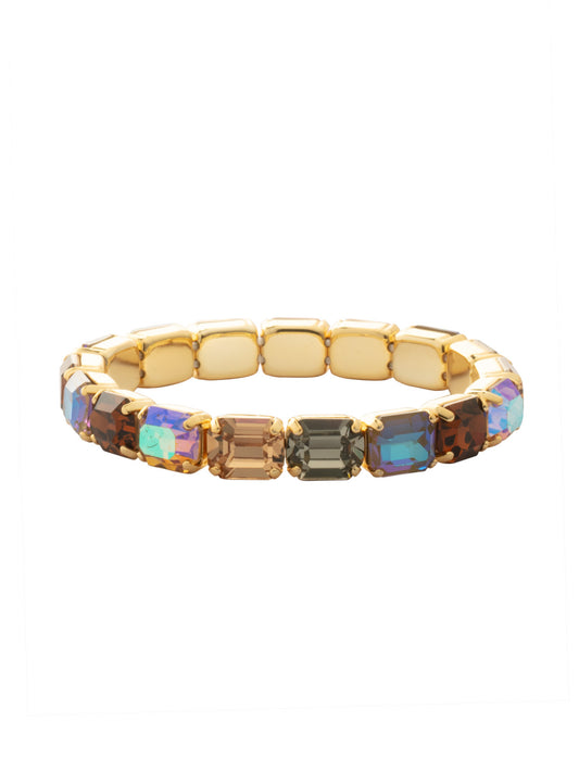 Sorrelli Honey Bourbon 7 Inch Easton Emerald Cut Stretch Bracelet