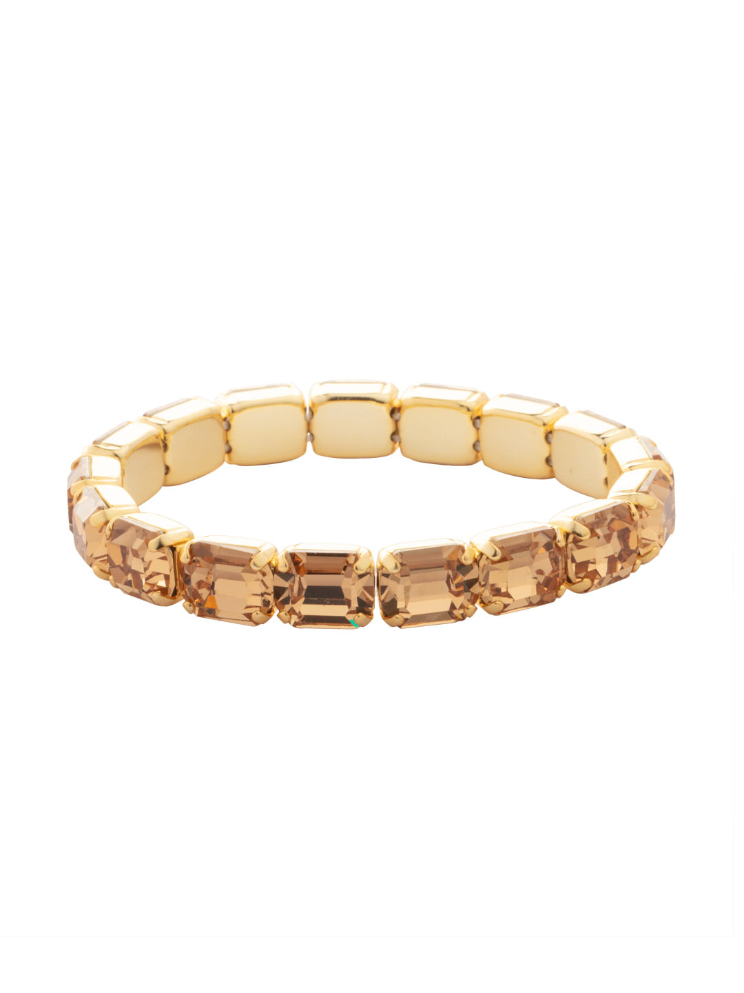 Sorrelli Light Colorado 7 Inch Easton Emerald Cut Stretch Bracelet