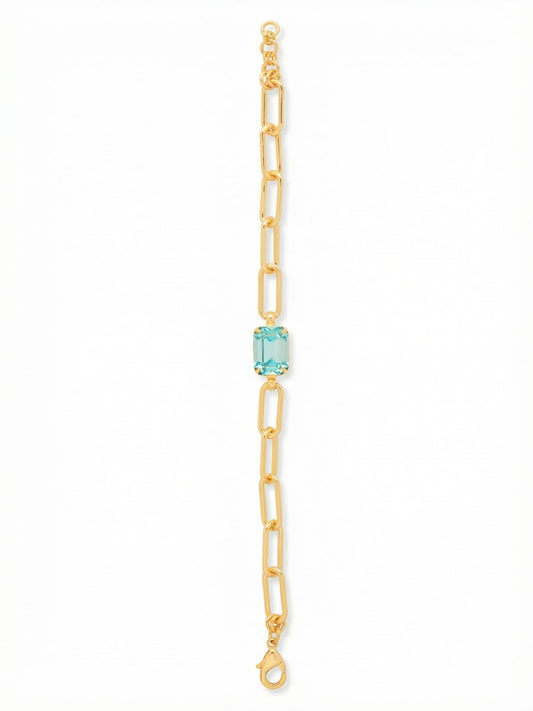 Sorrelli Aquamarine Nia Tennis Bracelet