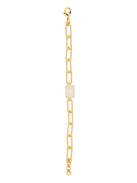 Sorrelli Ultra White Aurora Borealis Nia Tennis Bracelet